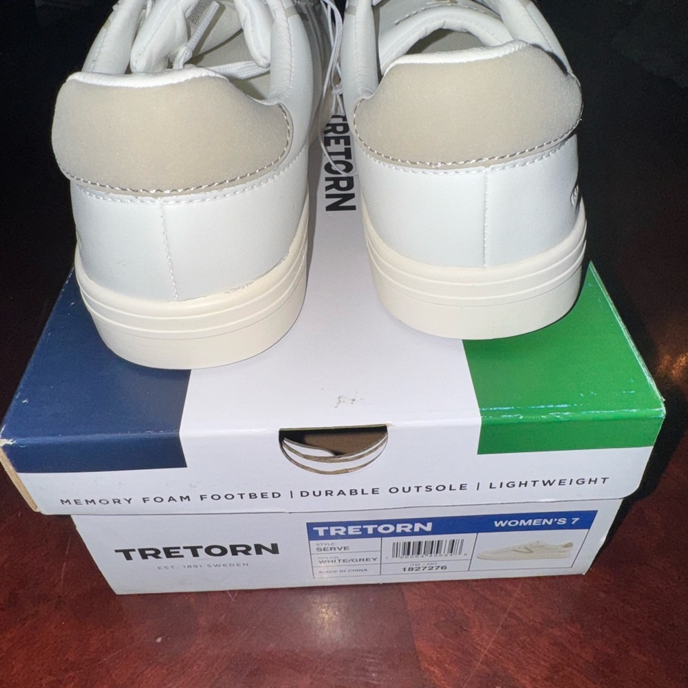 Tretorn White and Gray Sneakers - Picture 3 of 6